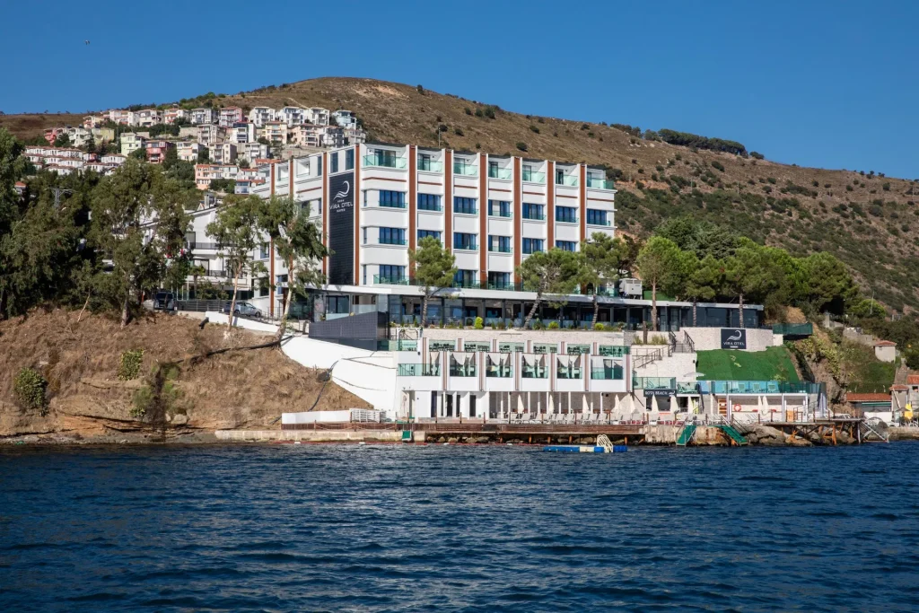 Sinop Vira Otel Suites özel plaj ve iskele görünümü
